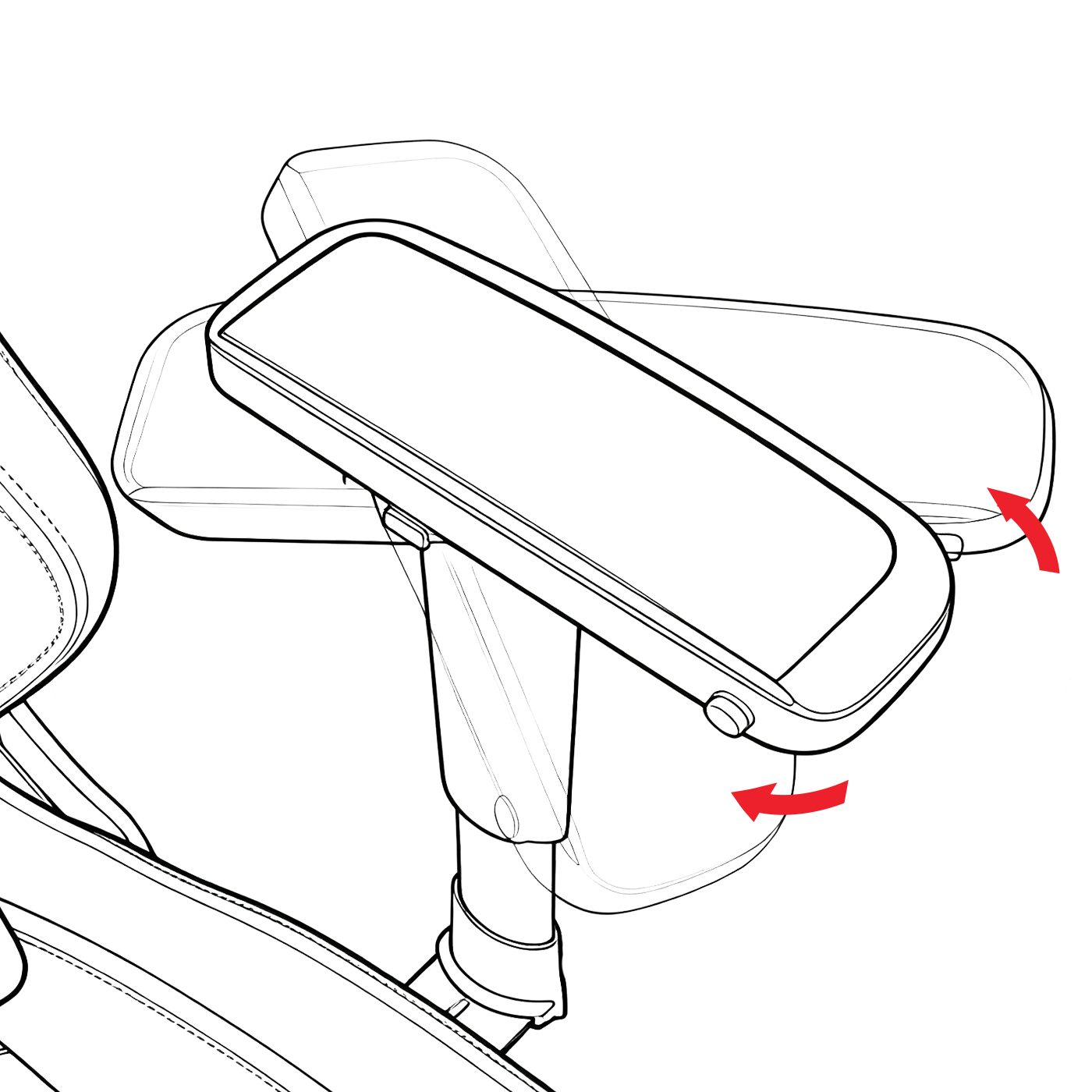 Maxx Sandaran Tangan 5d rotasi bantlan tangan