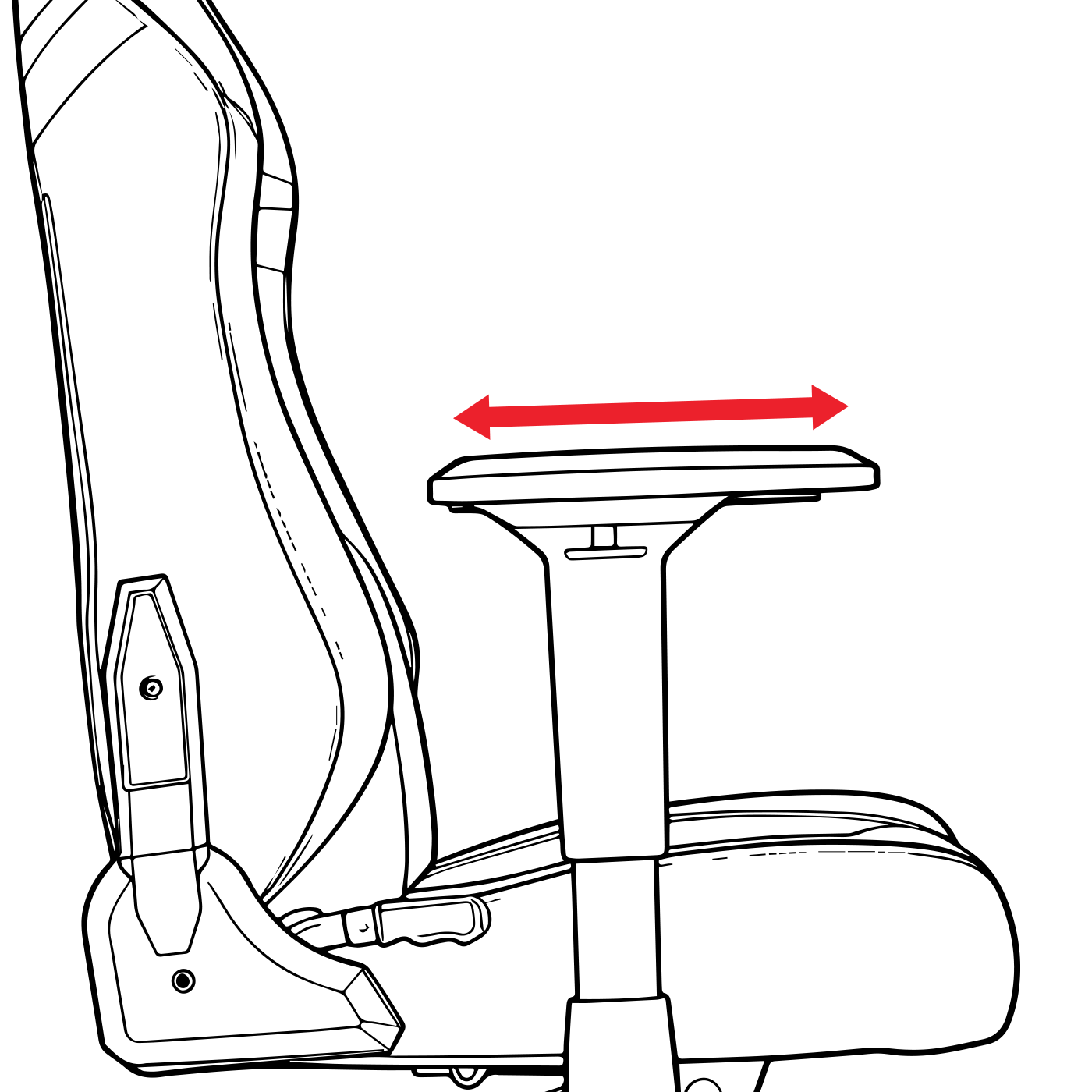Maxx Sandaran Tangan 5d kedepan kebelakang