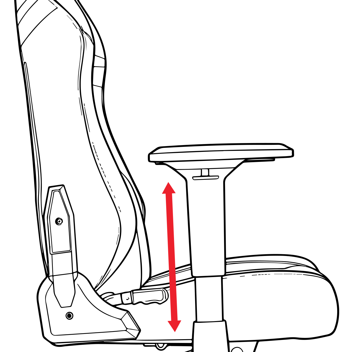 Maxx Sandaran Tangan 5d naik turun