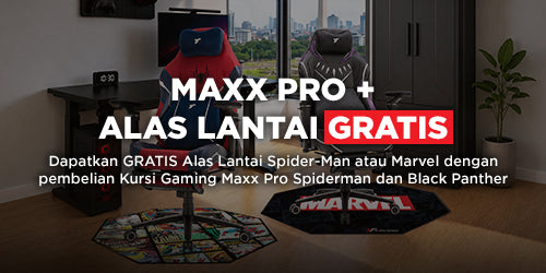 MAXX PRO Spider-Man / Black Panther Gaming Chair + Gratis Floorpad