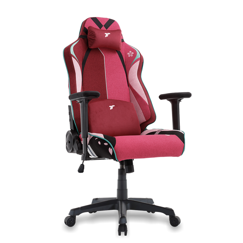 360° view of TTRacing Swift X Pro Air Threads Fabric Gaming Chair - Sakura Edition - angle 2