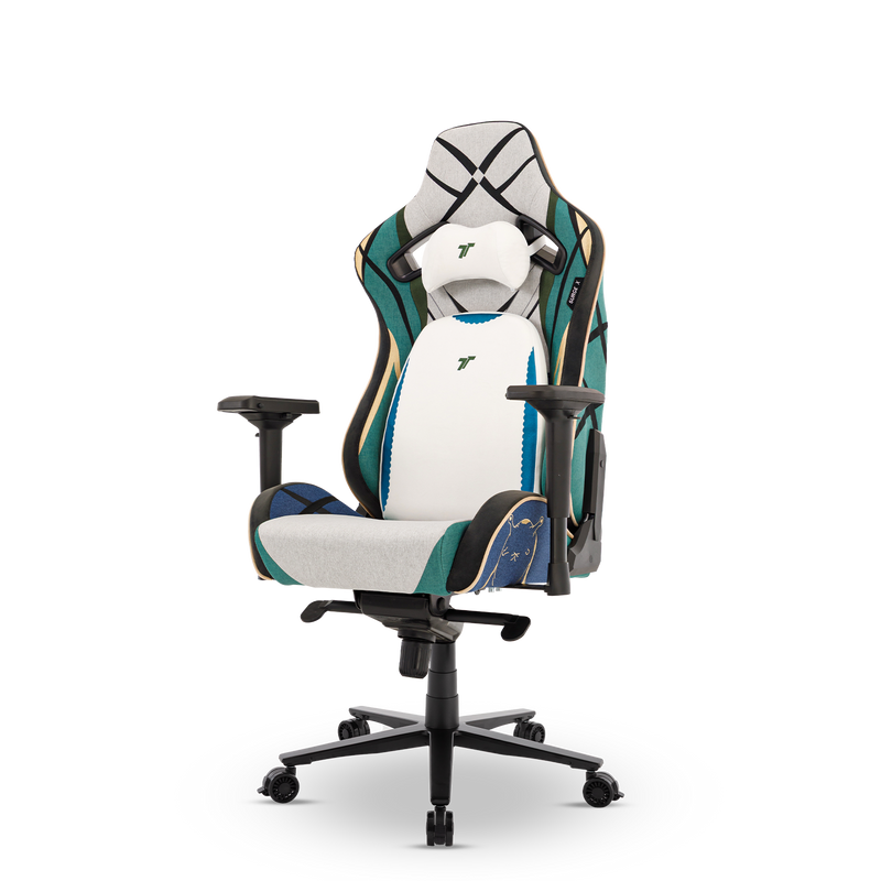 360° view of TTRacing Surge X Air Threads Fabric Gaming Chair - Tsunade Edition - angle 9